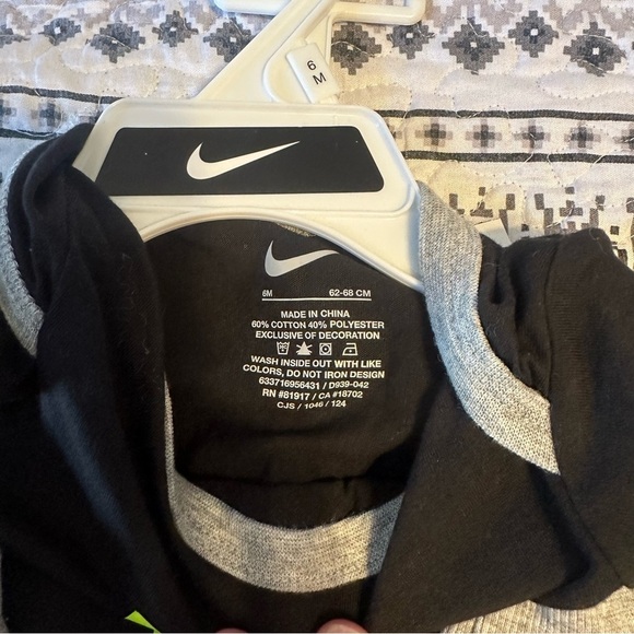 Nike 2-Piece Baby Boy Sporty Onesie and Sweatpants Set - NWT - new with tags. - Picture 6 of 7